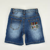 Jeans Shorts "Drive & Fun" mit Auto Print für Jungen