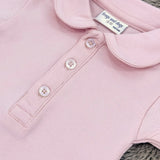 Baby Body Rosa im Polo-Stil für Mädchen