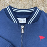 Baby Jacke Dunkelblau mit Streifen für Jungen