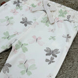 Baby Leggings Ivory mit Schmetterlingen für Mädchen