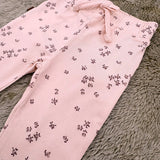 Baby Hose Rosa mit Blumen für Mädchen