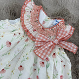 Baby Kleid mit Blumendruck & Windelhöschen