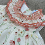 Baby Kleid mit Blumendruck & Windelhöschen