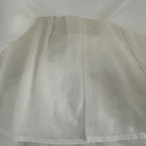 Kleid Ivory mit Flatterärmeln & Blauer Schleife