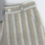 Set Leinenhemd & Shorts für Jungen