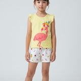 Flamingo Print Set for Girls