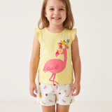 Flamingo Print Set für Mädchen