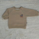 Sweatshirt Beige „Cacao before Chaos“