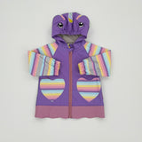 Regenjacke Einhorn Flieder