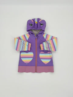 Regenjacke Einhorn Flieder