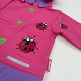 Regenjacke Marienkäfer Pink