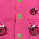 Regenjacke Marienkäfer Pink