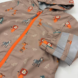 Outdoor Jacke Wildtiere Beige