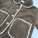 Teddyjacke Braun