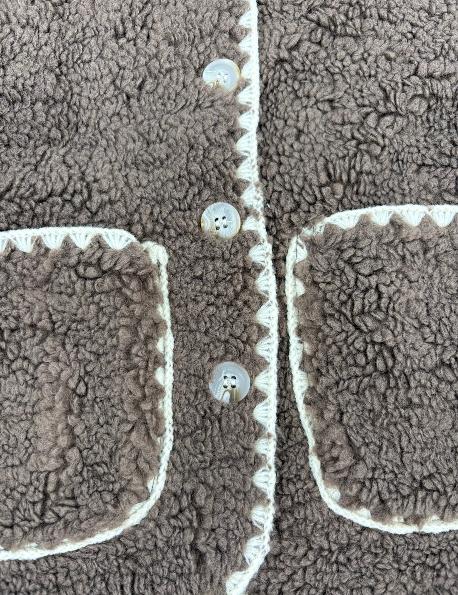 Teddyjacke Braun