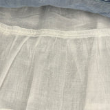 Kleid Blaugrau mit Blätterdruck