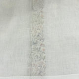 Kleid mit Blattmuster & Smock-Stickerei