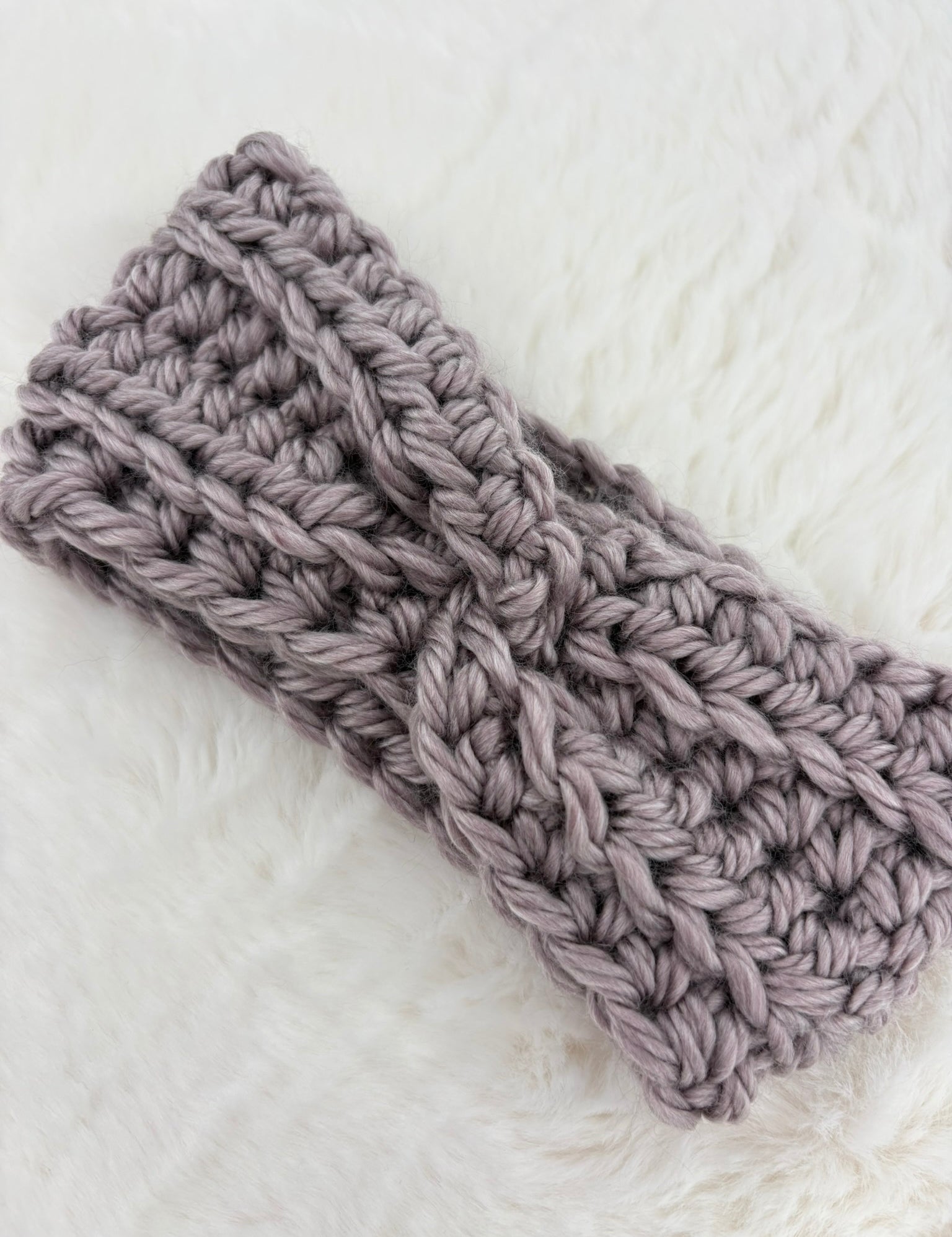 Handgehäkeltes Stirnband – Polyacryl