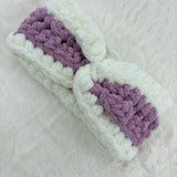 Handgehäkeltes Chenille-Stirnband