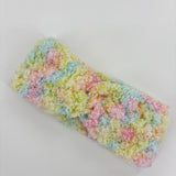 Handgehäkeltes Chenille-Stirnband