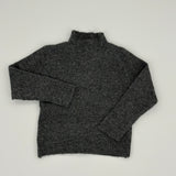 Strickpullover Grau mit Rollkragen