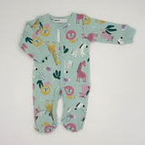 Baby-Schlafanzug mit Dschungeltieren