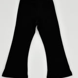 Ripp-Leggings mit Schlag