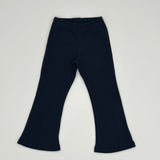 Ripp-Leggings mit Schlag