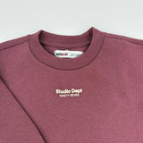 Sweatshirt „Studio Dept“ Burgunder