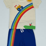 Regenbogen-Traktor-Set für Jungen