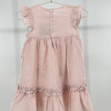 Gestreiftes Rüschenkleid für Mädchen