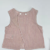 Gestreiftes Rüschen-Set Rosa-Weiß für Mädchen