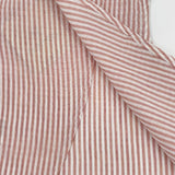 Gestreiftes Rüschen-Set Rosa-Weiß für Mädchen