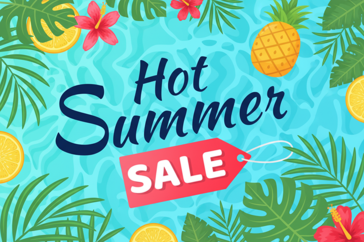 Hot Summer Sale Banner